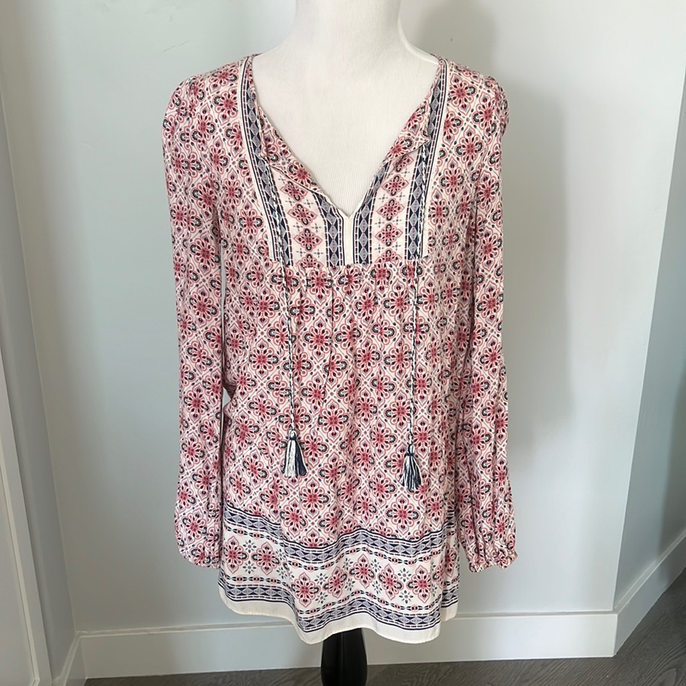Max studio cotton blouse, small